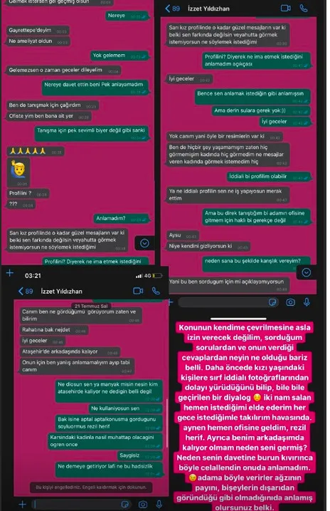 Aysu Varol kimdir? İzzet Yıldızhan'ın mesajlarını ifşalamıştı