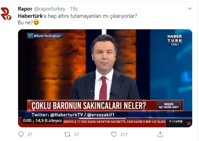 Habertürk TV'de duyulan tuhaf sese yapılan en komik yorumlar