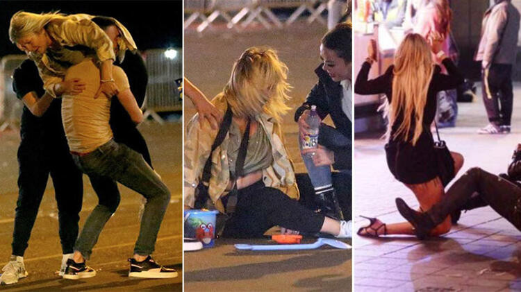 İngiltere'de pes dedirten görüntüler! Sarhoş kızlar koronavirüse meydan okudu