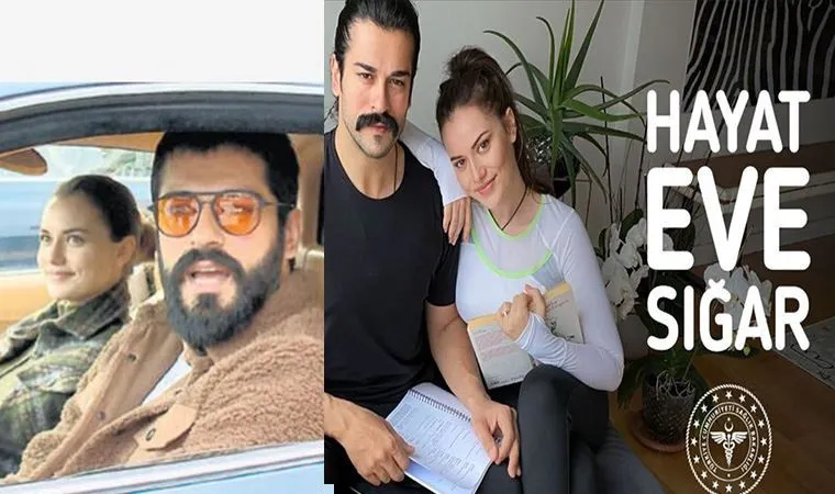 Hayat eve sığar diyen Fahriye Evcen ve Burak Özçivit milyonluk Ferrari ile gezintide