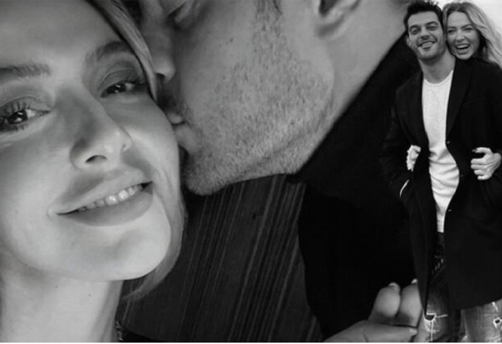 Hadise ve Mehmet Dinçerler'den Paris'te Aşk Dolu Pozlar