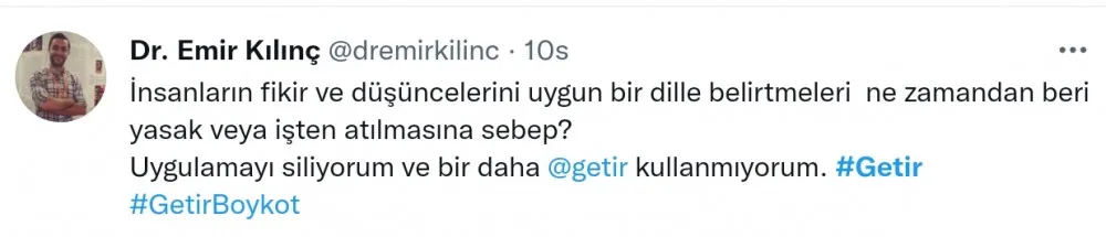 #Getir O Röportajdan Rahatsız Oldu: Sosyal Medya Ayağa Kalktı