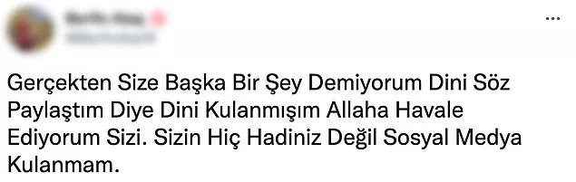 Dini Söz Paylaşan Kadına Akılalmaz Tepki: Sosyal Medyada Olmamalısın