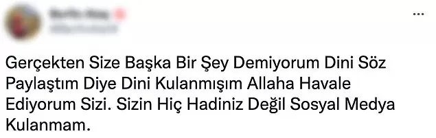 Dini Söz Paylaşan Kadına Akılalmaz Tepki: Sosyal Medyada Olmamalısın