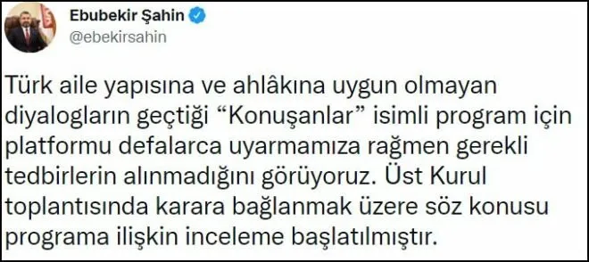 RTÜK'ün Konuşanlar Hamlesi Sosyal Medyada Tepki Topladı