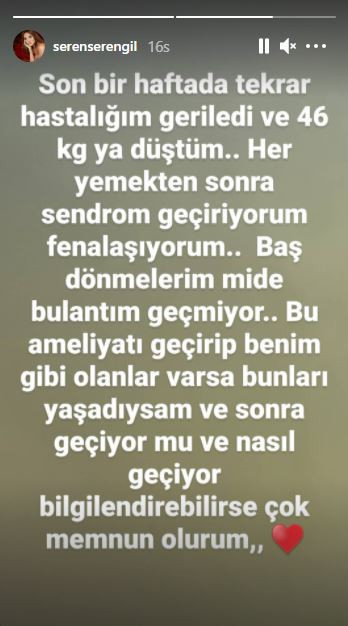 Seren Serengil'in Hastalığı Nüksetti! 46 Kiloya Düştü, Sevenlerini Korkuttu