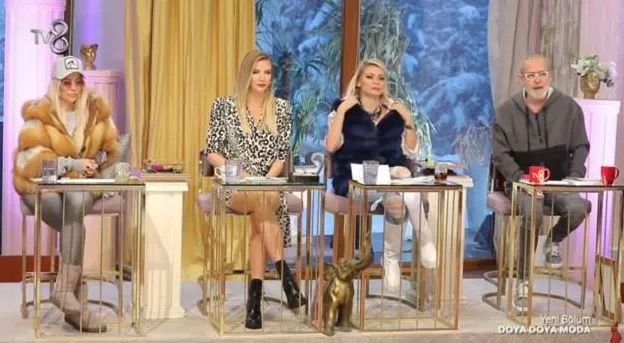 Bülent Ersoy'dan sonra Doya Doya Moda Jürisi Gülşah Saraçoğlu da Kürk Giydi