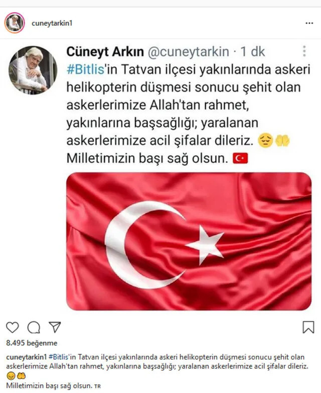 Şehit Haberleri Yürekleri Dağladı Ünlü İsimlerden Bitlis Paylaşımları