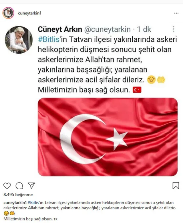Şehit Haberleri Yürekleri Dağladı Ünlü İsimlerden Bitlis Paylaşımları