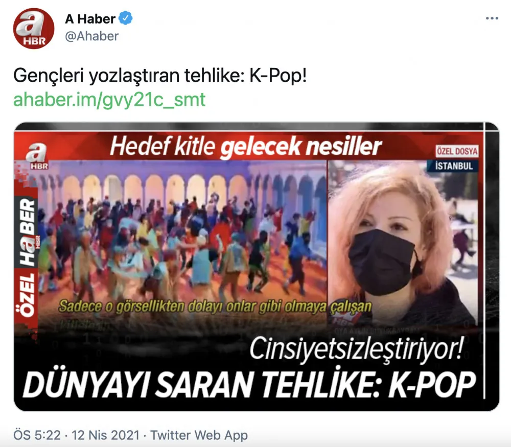 A Haber'in K-Pop Yozlaştırıyor Haberine Tepki Yağdı