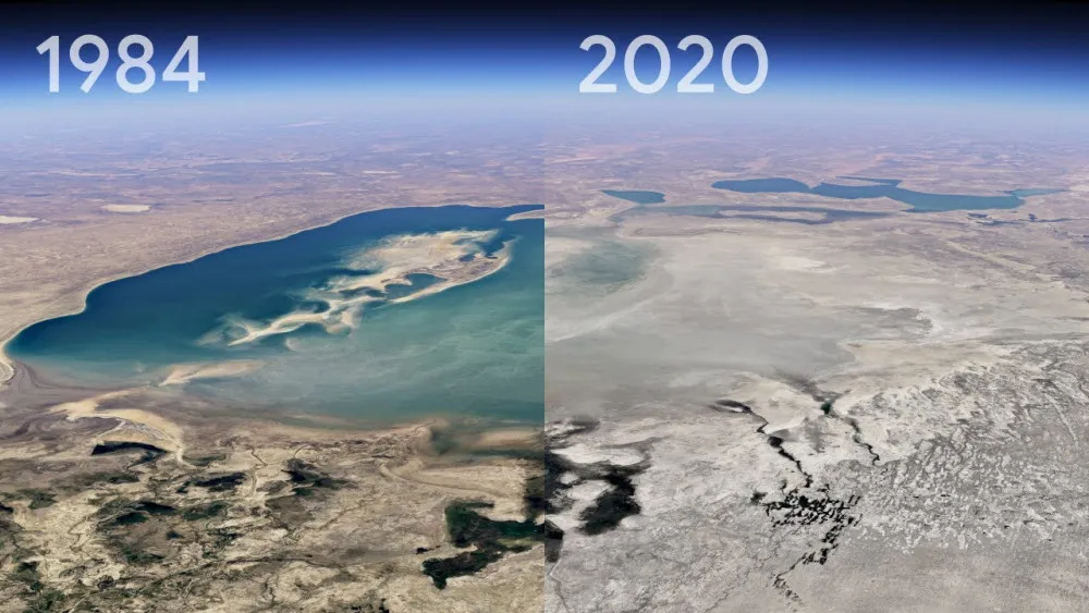 Google Earth Dünyanın 37 Yıllık Değişimini Gözler Önüne Serdi