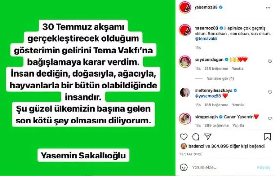 Enes Batur'un Fidan Kampanyası Sosyal Medyada Tartışma Yarattı