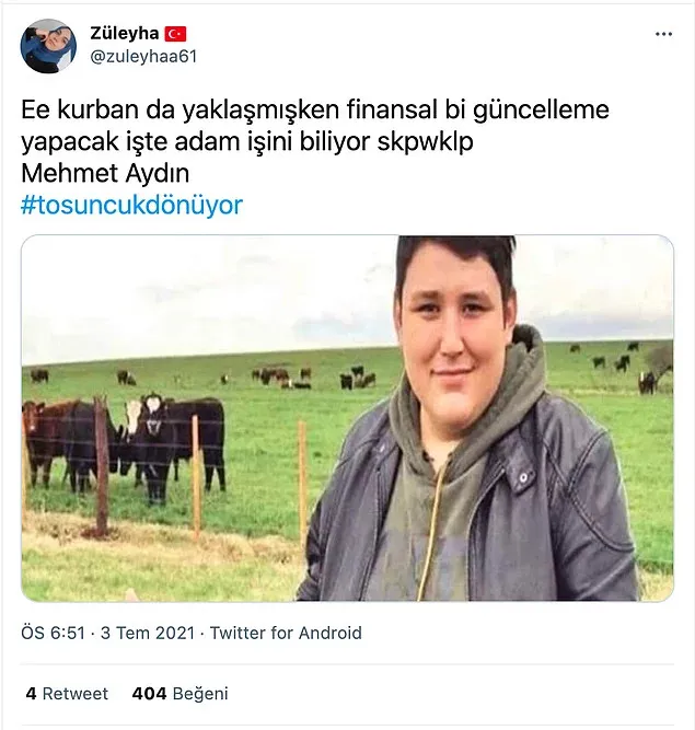 Tosuncuk Türkiye'ye Döndü: Sosyal Medyada Capsler Patladı