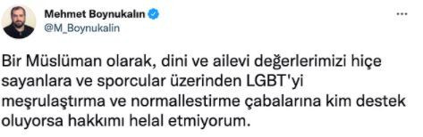Eski Ayasofya Camii Baş İmamı Mehmet Boynukalın, Yine LGBT' yi Hedef Aldı