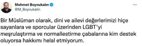 Eski Ayasofya Camii Baş İmamı Mehmet Boynukalın, Yine LGBT' yi Hedef Aldı