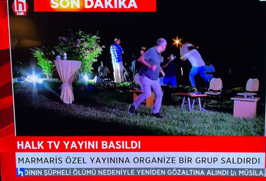 HALK TV'ye Gerçekleştirilen Saldırı Sosyal Medyada Yankı Uyandırdı