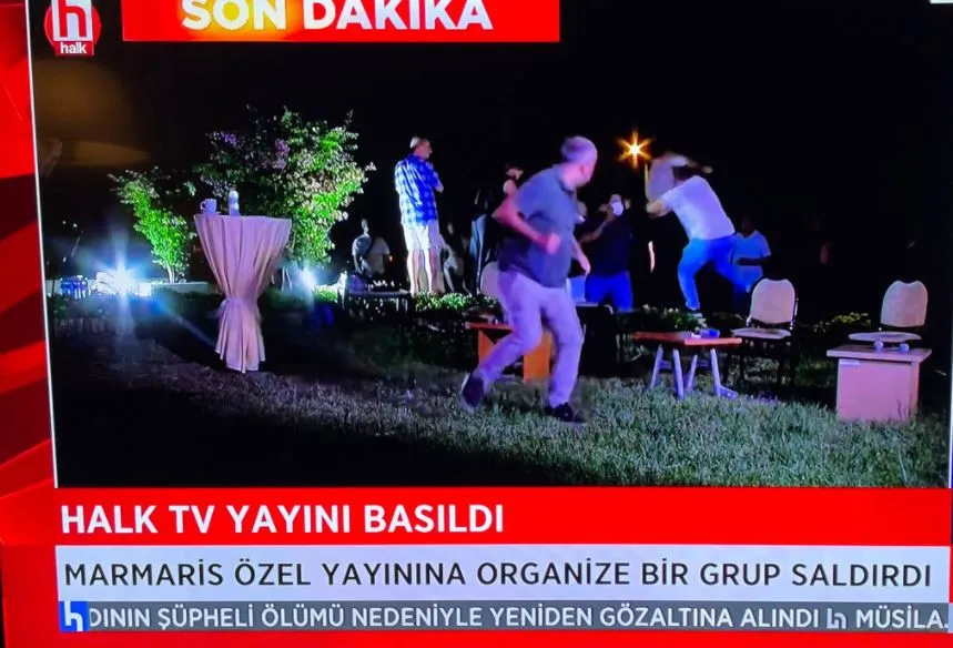 HALK TV'ye Gerçekleştirilen Saldırı Sosyal Medyada Yankı Uyandırdı