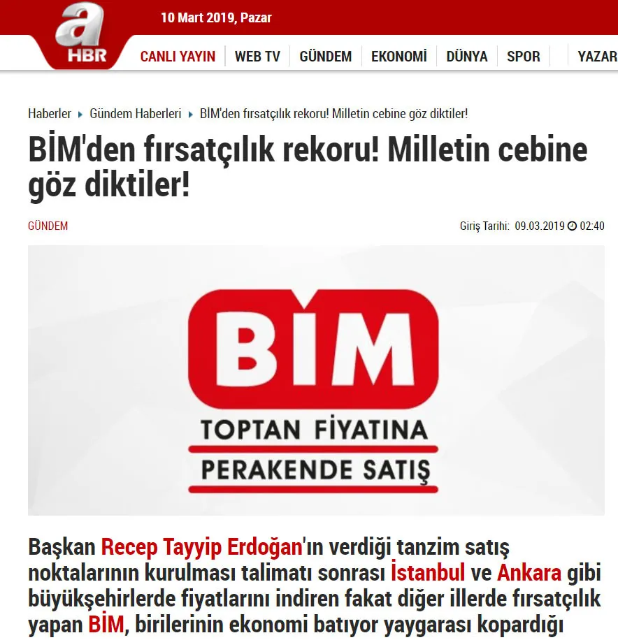 AKP Sermayesi AKP Medyasından Rahatsız