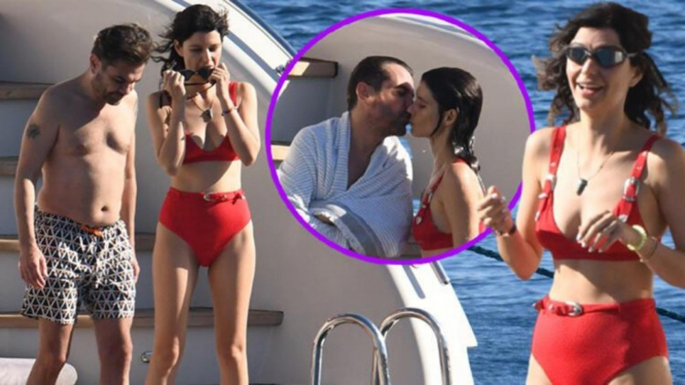 Kenan Doğulu ve Beren Saat Bodrum'da Aşk Yaşadılar! Dakikalarca Öpüştüler!