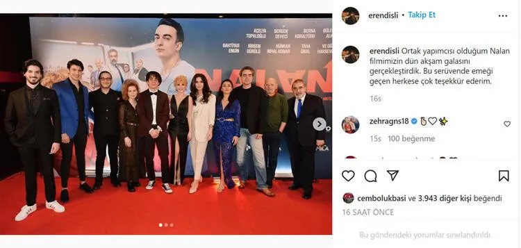 Aşk İddiası  Doğrulandı Zehra Güneş Sevgilisinin Film Galasına Gitti