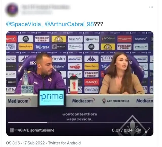 Yıldız Futbolcu Cabral, Gözlerini Kadın Çalışanın Göğüslerinden Alamadı
