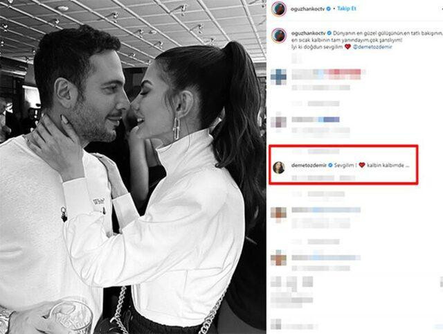 Demet Özdemir ve Oğuzhan Koç'un Aşk Pozu Takipçilerini İkiye Böldü