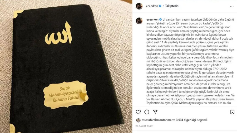 Ece Erken ve Öldürülen Eşiyle Konuşmaları