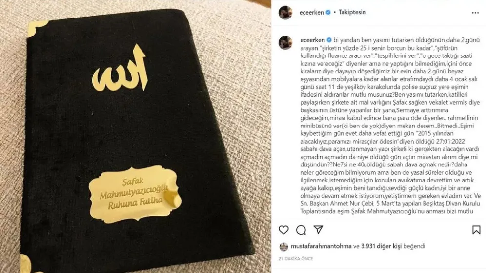 Ece Erken ve Öldürülen Eşiyle Konuşmaları