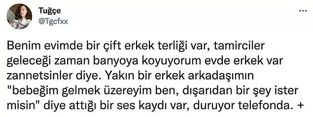 Tacize Uğramamak için Evde Erkek Varmış Gibi Yapan Kadın Gündeme Oturdu