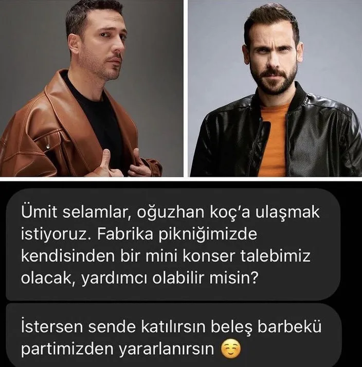 Ümit Erdim Oğuzhan Koç İçin Gelen Mesajı İfşa Etti