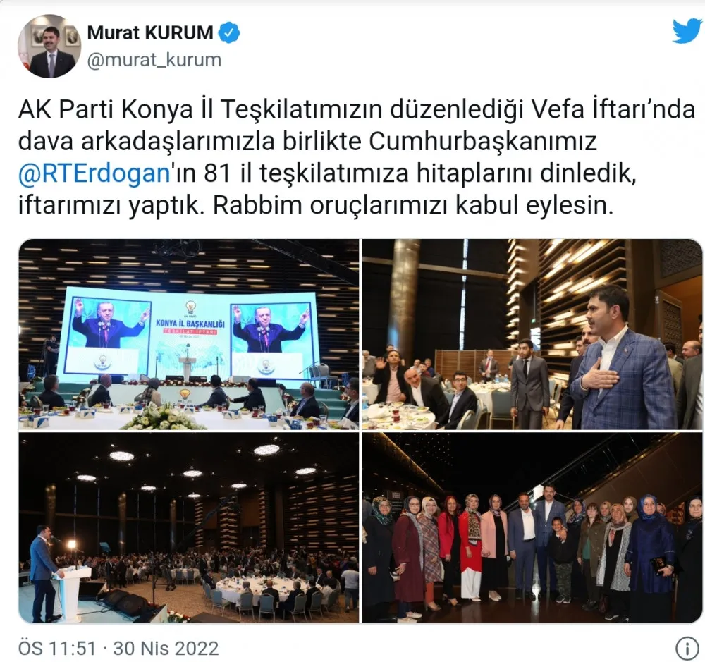 AKP'nin İftar Sofrası Sosyal Medyanın Gündeminde