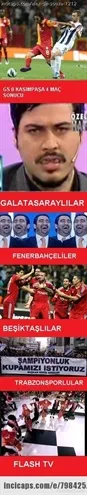 Galatasaray'ın mağlubiyet capsleri