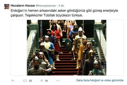 Ak Saray'daki zırhlı askerler capsleri coşturdu