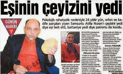 Gazetelerde yayınlanmış en ilginç haberler