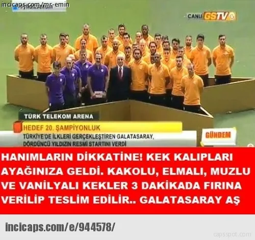 Galatasaray'dan bir tuhaf tören.. 4 yıldız mı, kek kalıbı mı?
