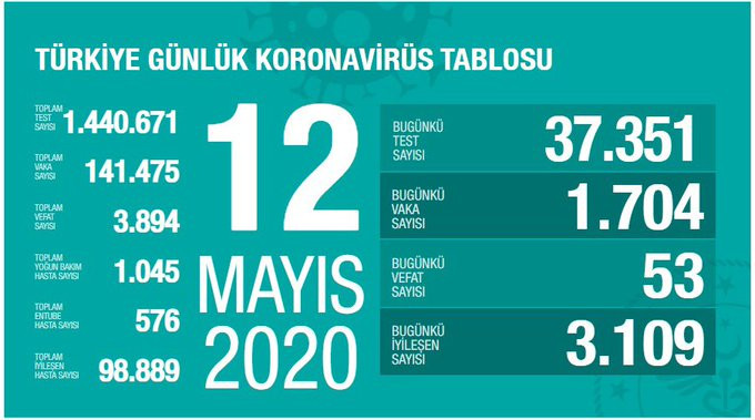 Türkiye'de koronavirüsten can kaybı 3894 oldu - Resim: 1