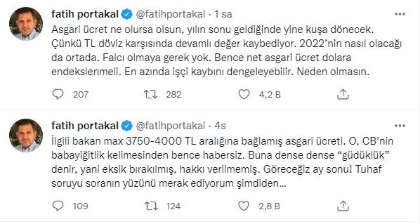 Fatih Portakal'dan Asgari Ücret İçin Gündemi Sarsacak Öneri - Resim: 1