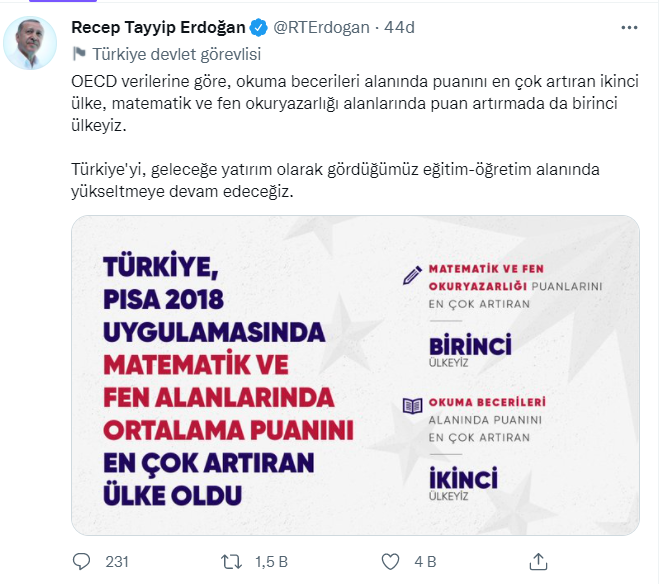 Erdoğan: Türkiye'yi Eğitim Alanında Yükseltmeye Devam Edeceğiz - Resim: 1