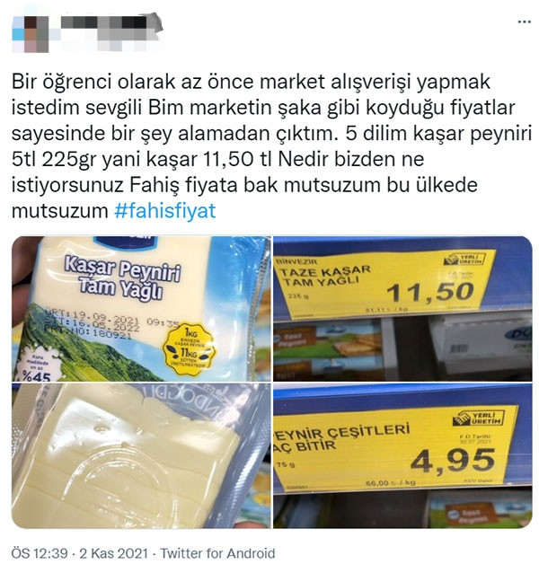 BİM'deki 5 Dilim Kaşarın Fiyatı Sosyal Medyayı Salladı - Resim: 1