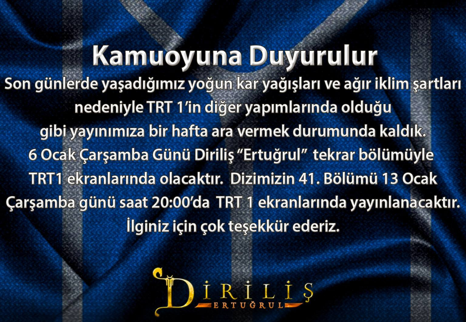 Diriliş Ertuğrul kar mağduru oldu - Resim: 1
