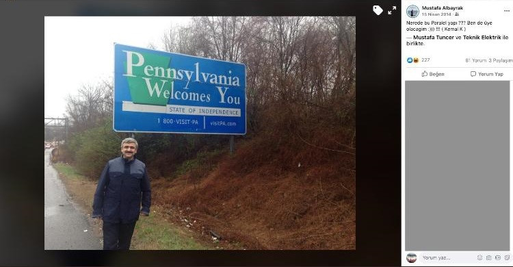 Erdoğan'a itaat edeceksiniz diyen Albayrak Pensilvanya'yı ziyaret etmiş - Resim: 1