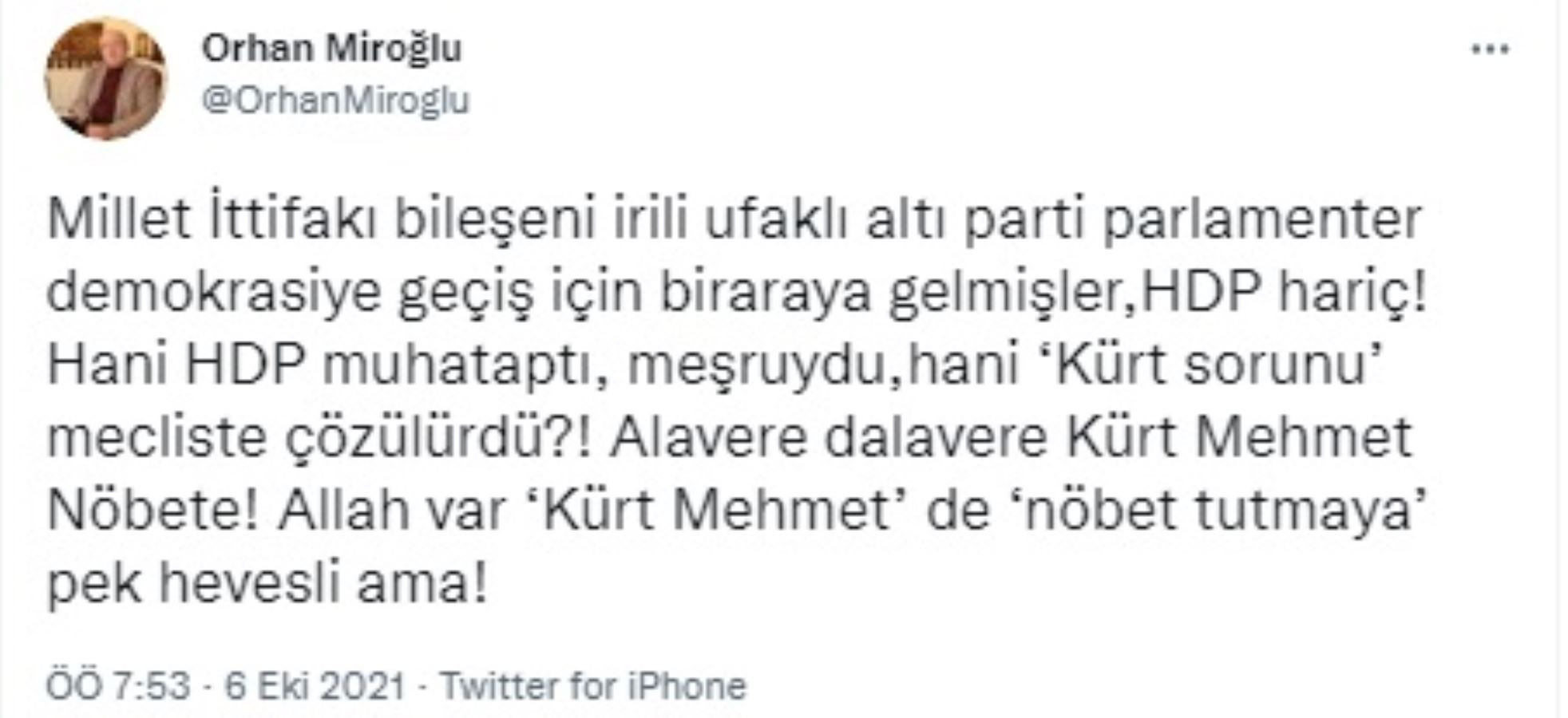 AKP'li Miroğlu'ndan Bu Fotoğrafa Tepki: Hani HDP? - Resim: 1