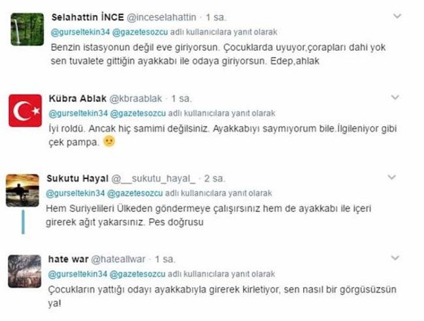 Suriyeli aileyi ziyaret eden Gürsel Tekin'e ayakkabı tepkisi - Resim: 1