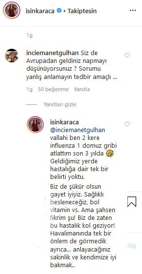 Işın Karaca: Bizde zaten bu hastalık kol geziyor! - Resim: 1