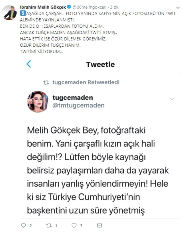 Melih Gökçek, Safiye İnci diye yanlış kadını hedef gösterdi - Resim: 2