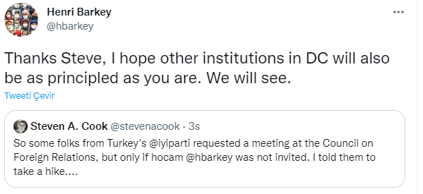 İYİ Parti'nin CFR'den Gizli Toplantı İsteği İfşa Oldu: Henri Barkey Olmasın - Resim: 2