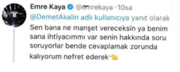 Şarkı gerilimi sürüyor: Emre Kaya'dan cevap geldi - Resim: 1