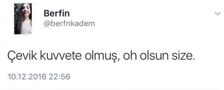 HDP'li isimden çirkin tweet: Çevik kuvvete olmuş, oh olsun size - Resim: 1