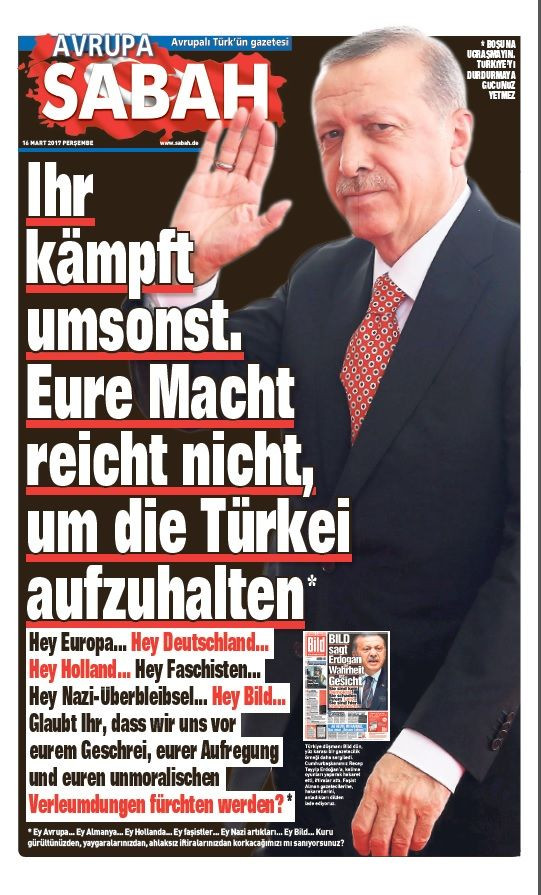 Almanya'dan Sabah Gazetesi'ne soruşturma! - Resim: 1