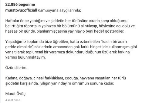 Murat Övüç'ten skandal sözlerin ardından yeni açıklama - Resim: 2